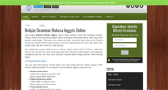 Desktop Screenshot of grammarbahasainggris.net