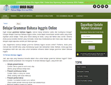Tablet Screenshot of grammarbahasainggris.net